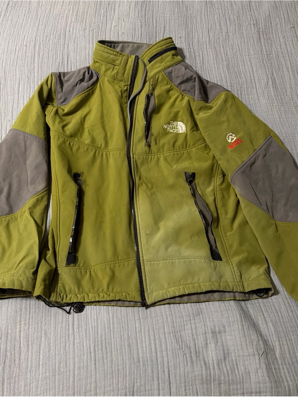 The North Face Summit Series Fleece Lined Jacket Size Medium Missing Zipper